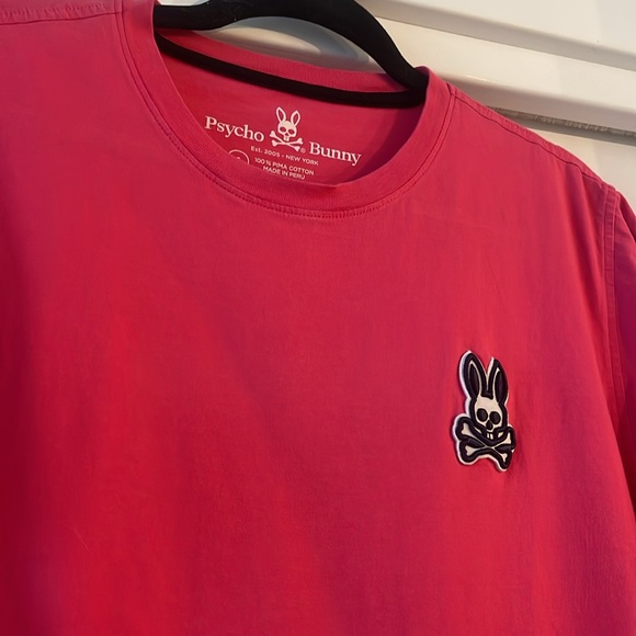 Psycho Bunny Hot Pink T-Shirt - Picture 3 of 7